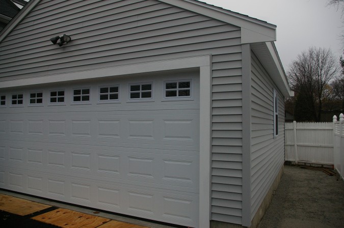 Detached garage addition