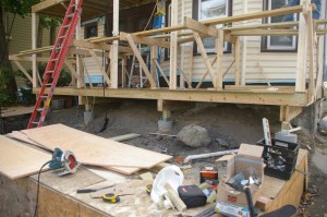 Triple Decker Porch Addition