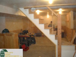 Change your basement with a general licensed contractor.
