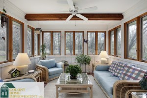 Adding a sunroom addition increases the value of your home.