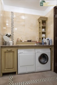 Home remodeling can relocate your laundry room.