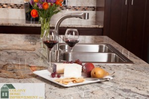 A ranch style home plan can benefit from granite countertops.