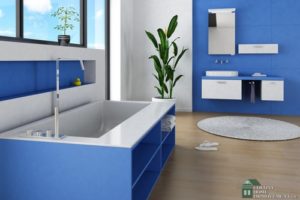 Include a bathroom remodel in your custom built floor plan.