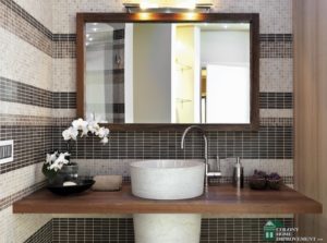 Make small changes with the help of contractors for bathroom additions.