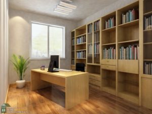 Include an office in your custom built home plans.