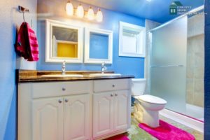Make sure your custom built floor plan includes a functional bathroom.