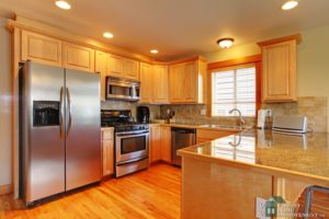 Talk to home improvement contractors about your kitchen appliances.