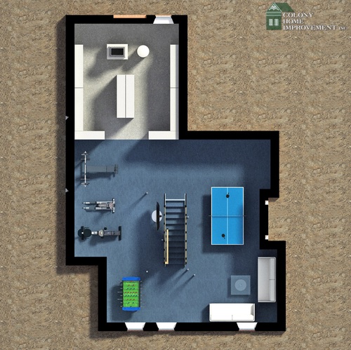 Consider your floor plan for your basement remodeling.