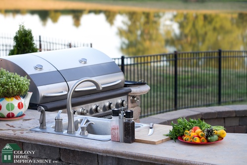 Take your kitchen outside with kitchen remodeling.