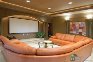Home remodeling can include a home theater system.