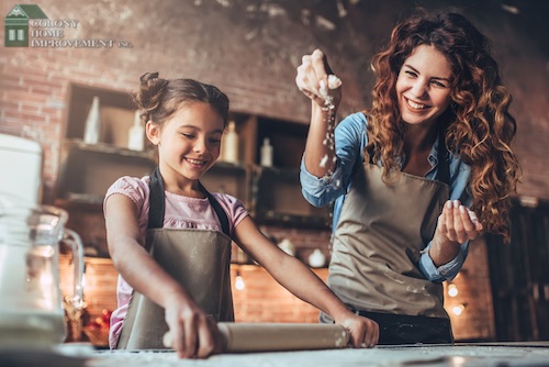 Make your kitchen more child friendly with a kitchen renovation.