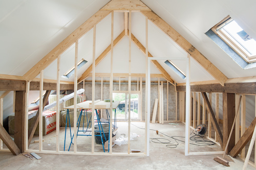 You can still live at home during a home renovation.