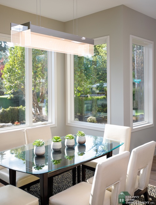 A breakfast nook is an excellent kitchen remodeling choice.
