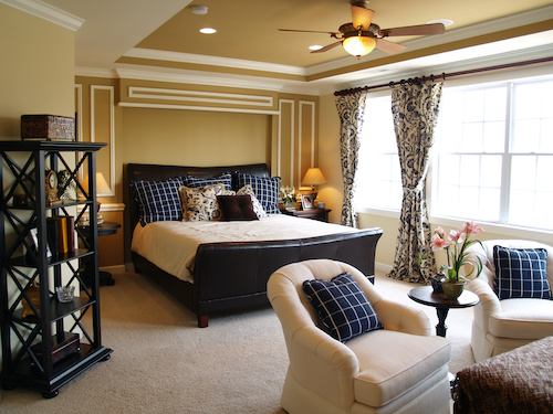 Remodeling services can create a comfortable master bedroom.