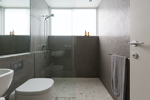 A bathroom renovation can benefit from a walk-in shower.