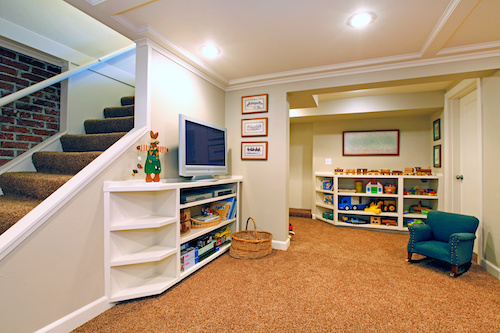 Home remodeling can improve your basement.