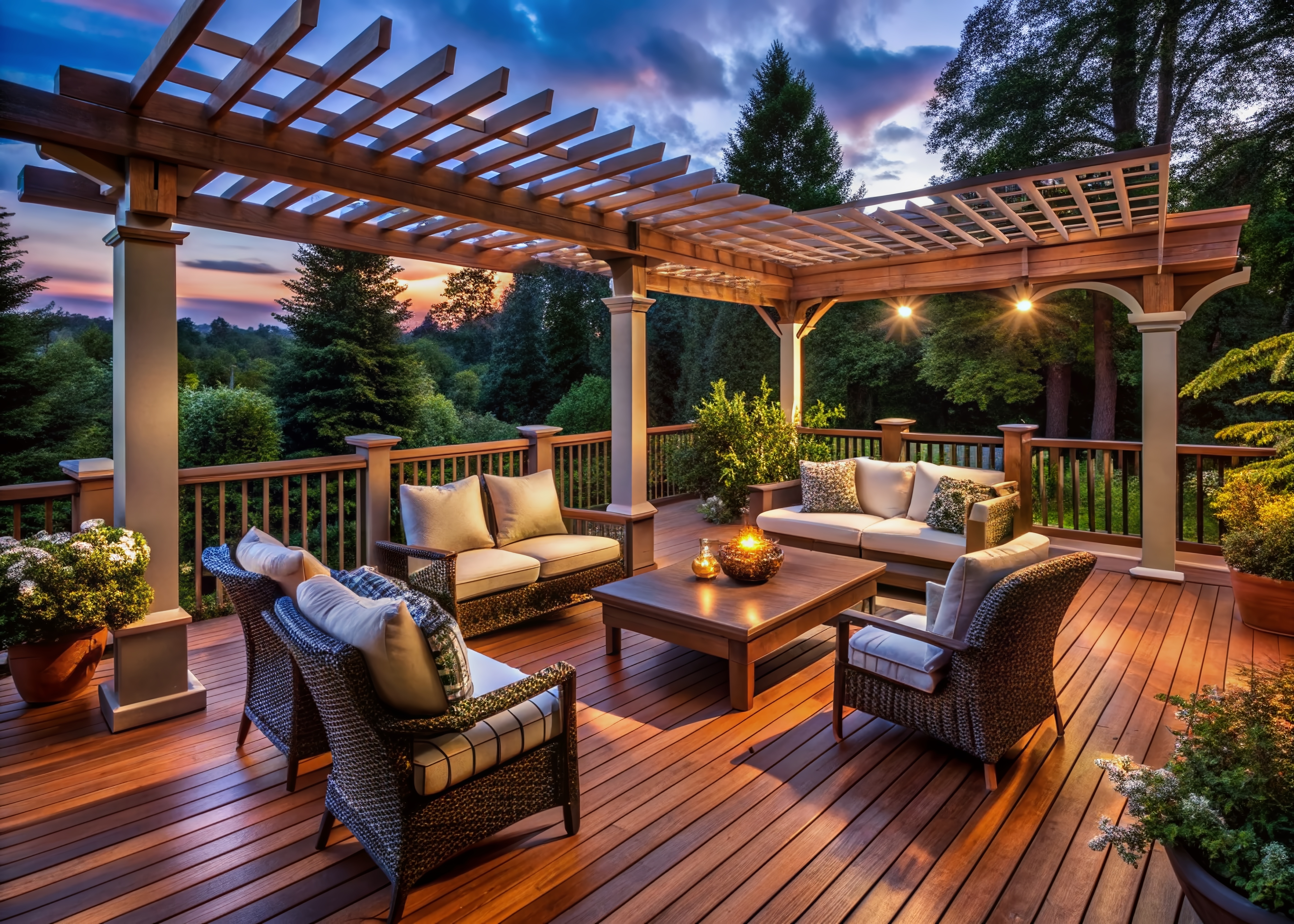 A deck addition creates the perfect entertaining space.