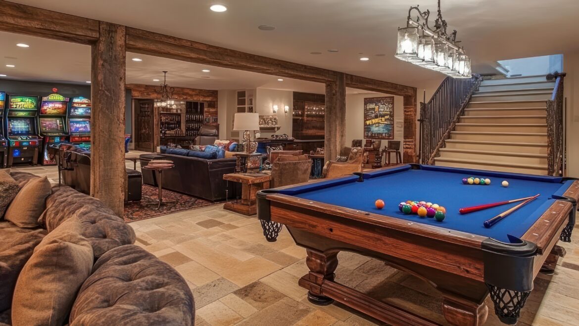Basement remodeling can give yo a great game room.