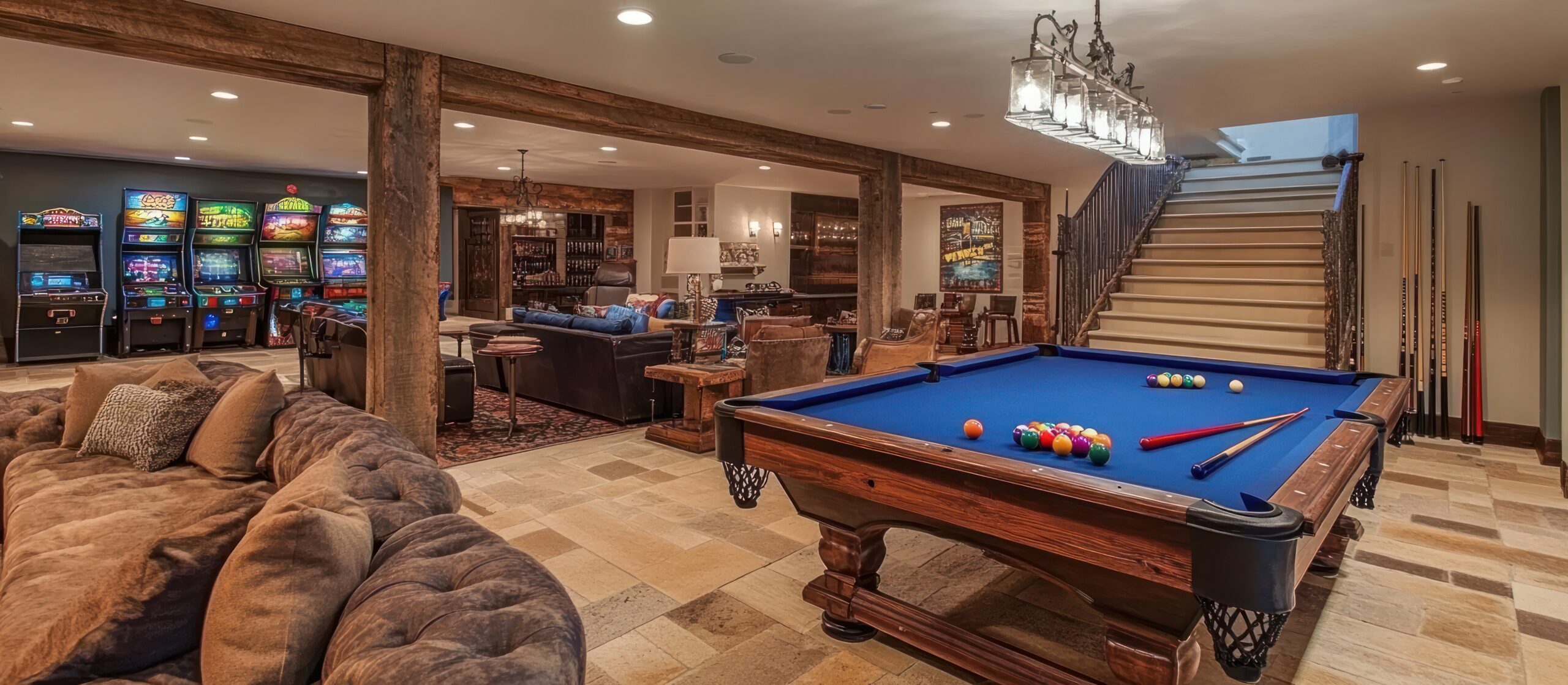 Basement remodeling can give yo a great game room.