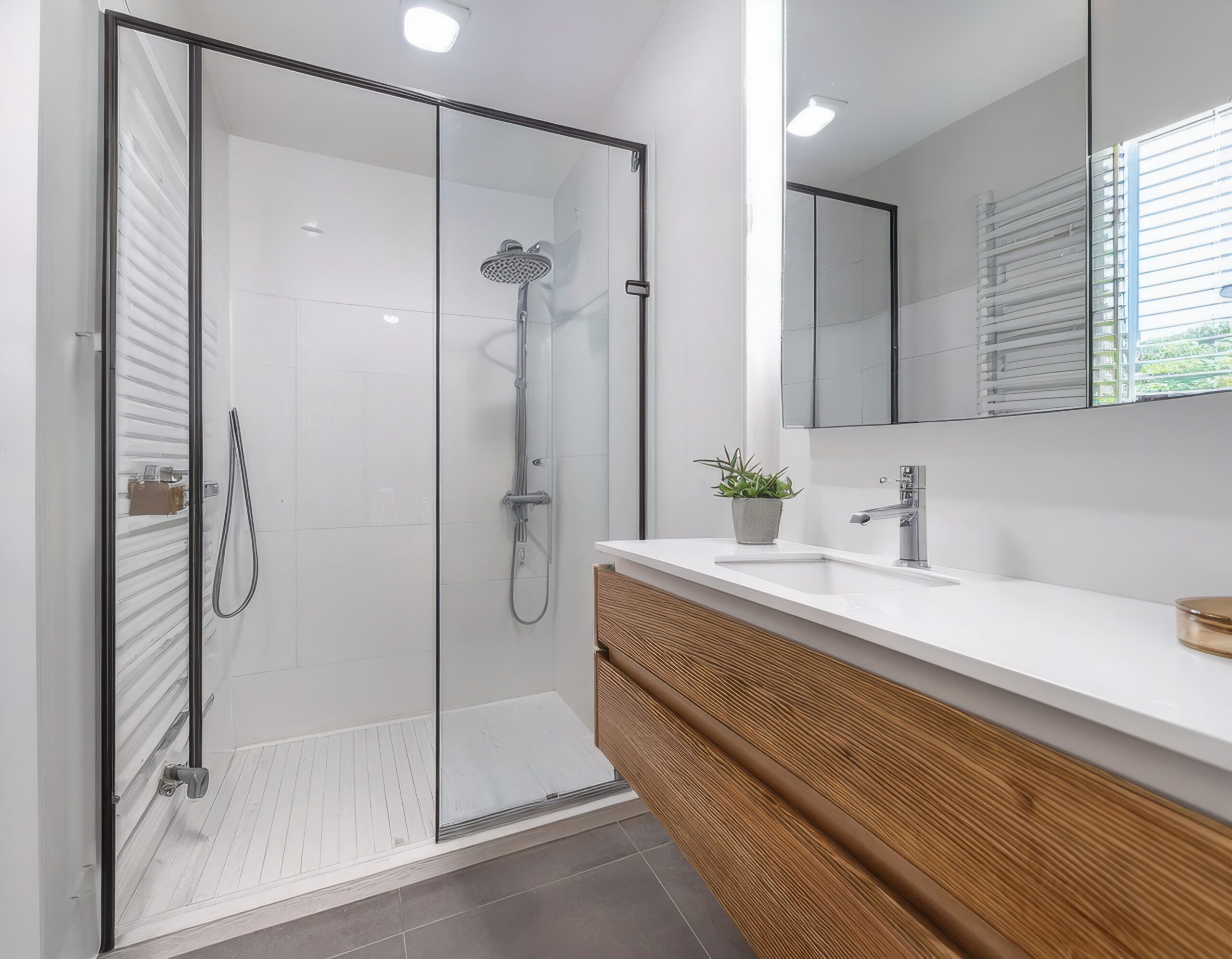 Bathroom remodeling can give you more space.