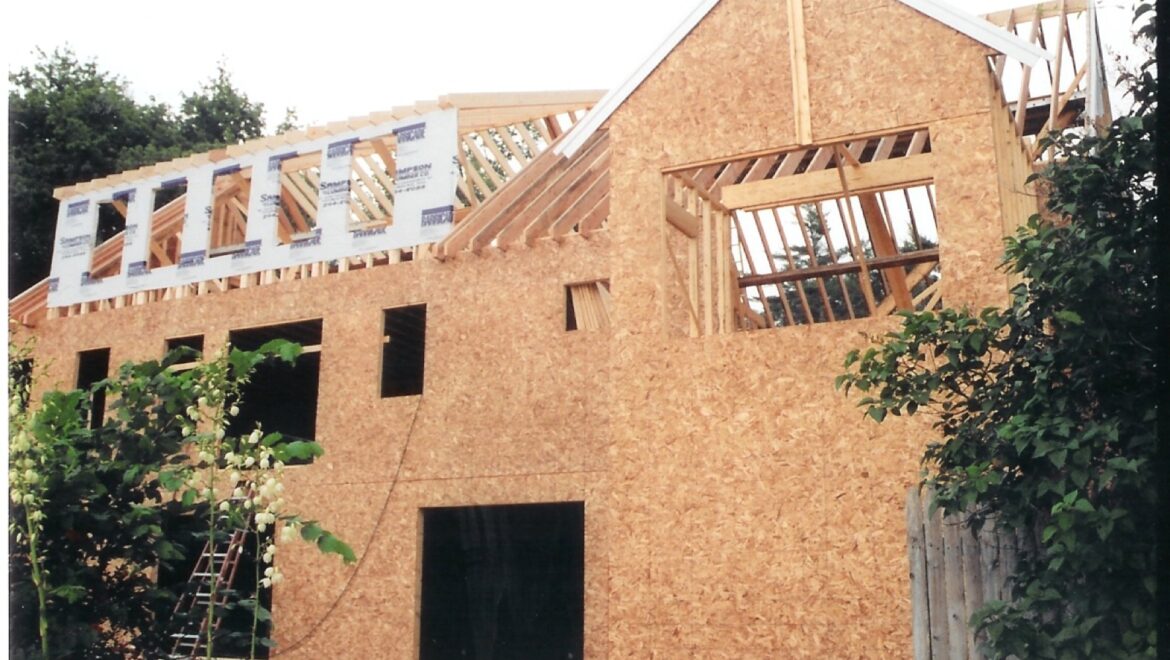 Whole-home renovation framing and roof construction in Massachusetts